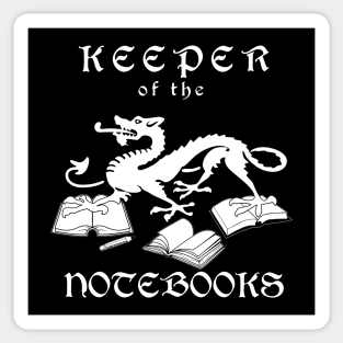 Keeper of the Notebooks Sticker